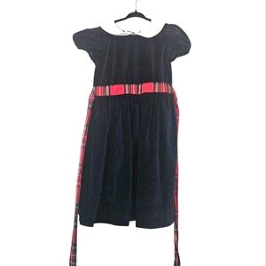 Nantuckey Kids Girls Velvet Christmas/ocassion Dress Size 7
